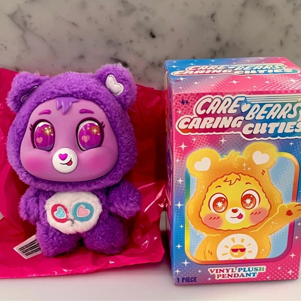 SHARE BEAR Opened CareBears Caring Cuties Blind Box pendant / keychain / dangler